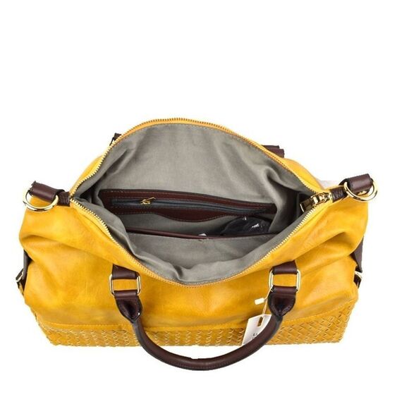 LeMiel Chic Oversized Wooven Tote - Picture 3 of 7